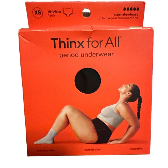 Thinx For All Period Underwear Size XS Hi-Waist Super Absorbency brand New - Picture 1 of 4